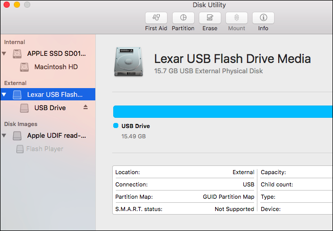disk utility how to format usb drive on mac